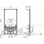 Инсталляция для биде AlcaPlast A105 Инсталляция для биде AlcaPlast A105